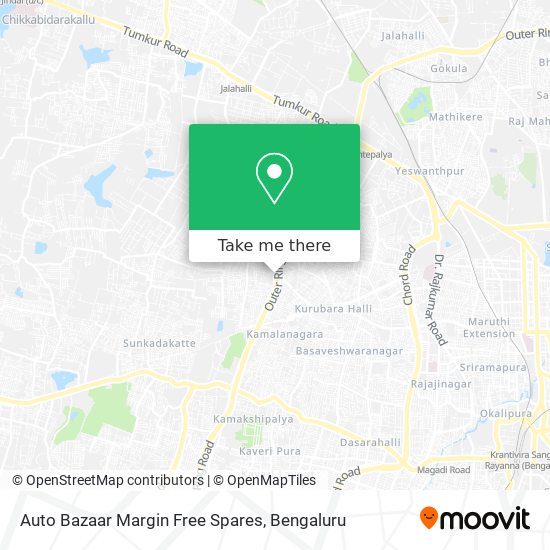 Auto Bazaar Margin Free Spares map