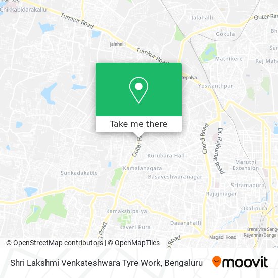 Shri Lakshmi Venkateshwara Tyre Work map