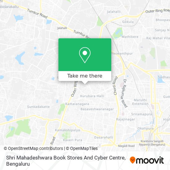 Shri Mahadeshwara Book Stores And Cyber Centre map