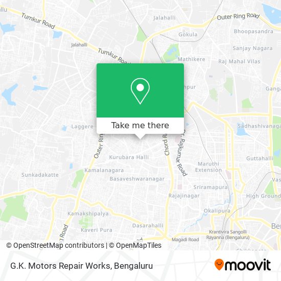 G.K. Motors Repair Works map