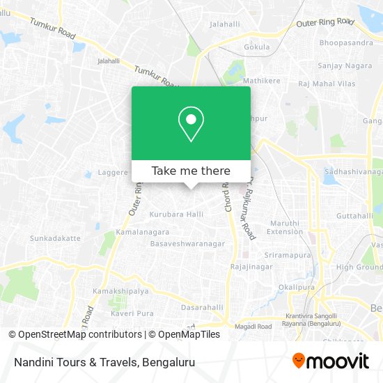 Nandini Tours & Travels map