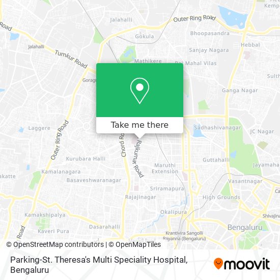 Parking-St. Theresa's Multi Speciality Hospital map