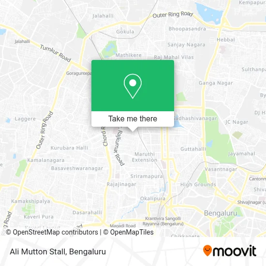 Ali Mutton Stall map