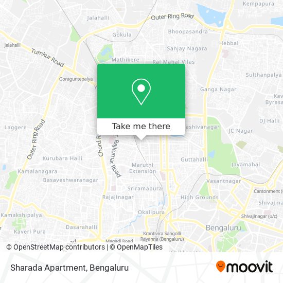 Sharada Apartment map