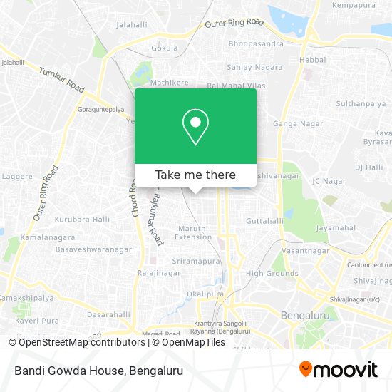 Bandi Gowda House map