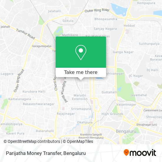 Parijatha Money Transfer map