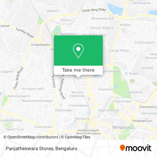 Parijatheswara Stores map