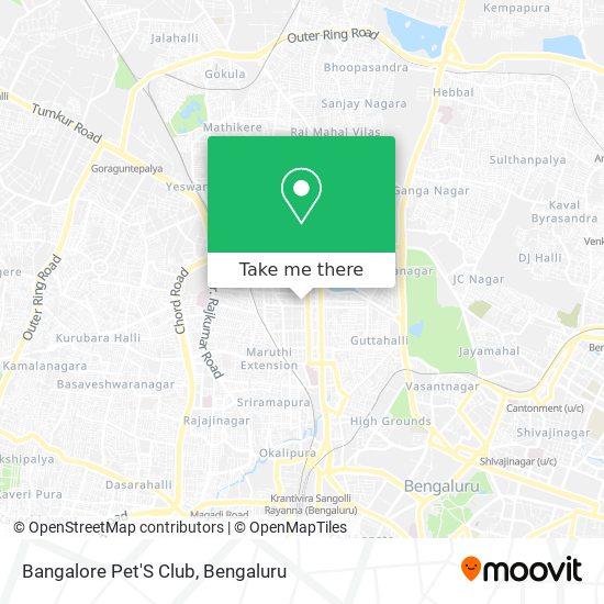 Bangalore Pet'S Club map