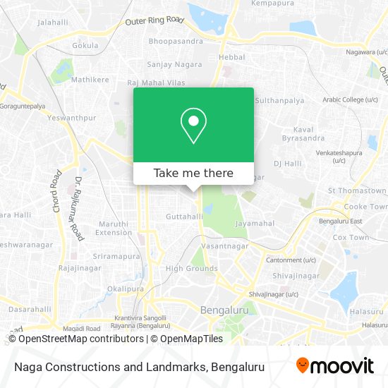 Naga Constructions and Landmarks map