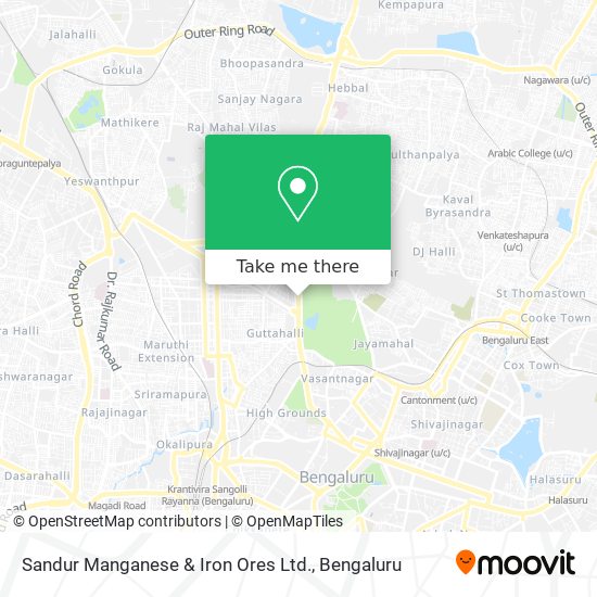 Sandur Manganese & Iron Ores Ltd. map