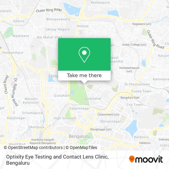 Optixity Eye Testing and Contact Lens Clinic map