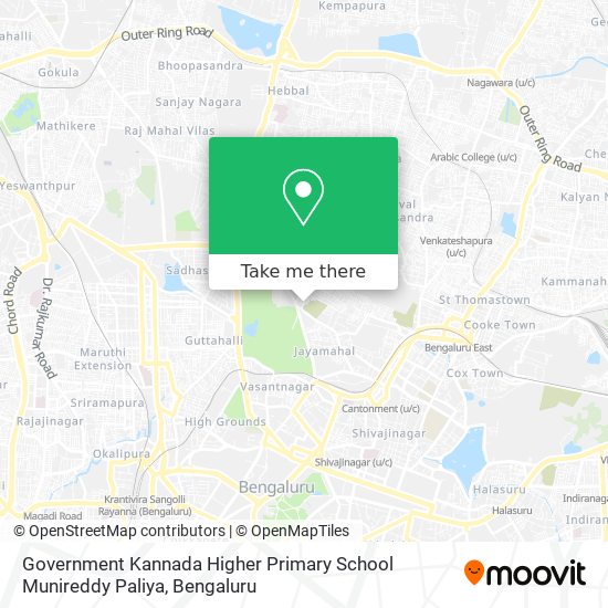 Government Kannada Higher Primary School Munireddy Paliya map