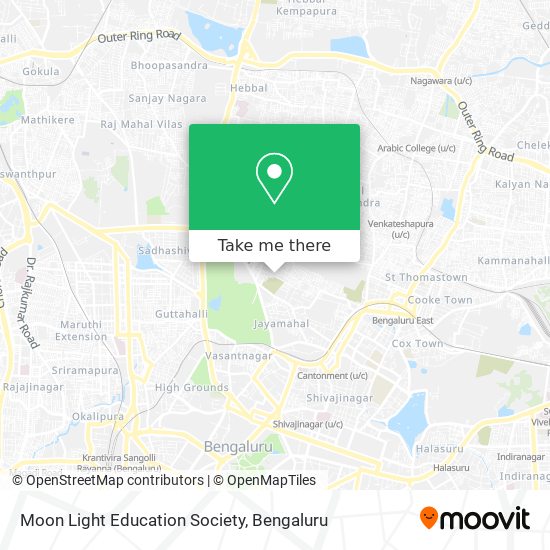 Moon Light Education Society map