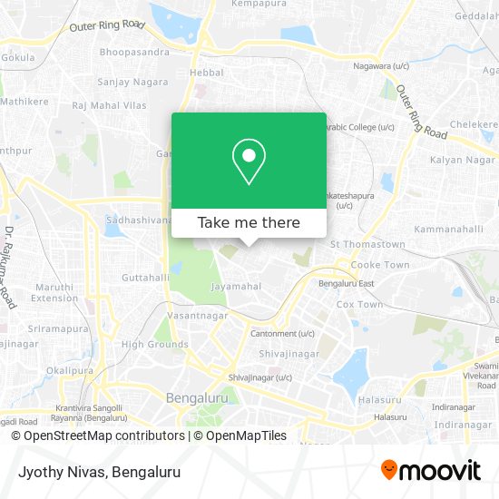 Jyothy Nivas map