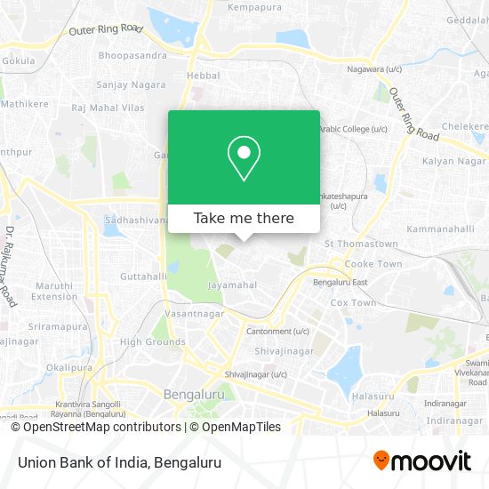 Union Bank of India map