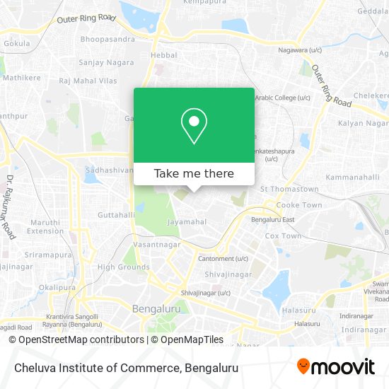 Cheluva Institute of Commerce map