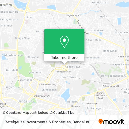 Betelgeuse Investments & Properties map