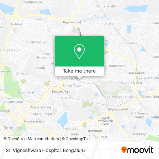 Sri Vigneshwara Hospital map