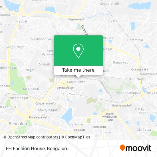 FH Fashion House map