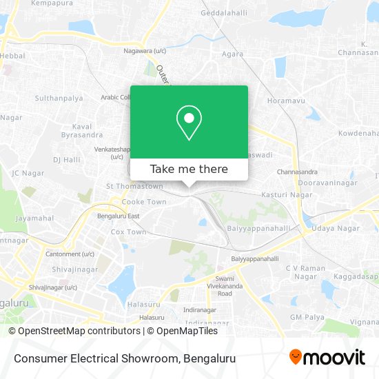 Consumer Electrical Showroom map