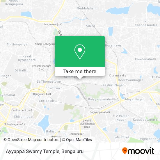 Ayyappa Swamy Temple map