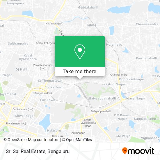 Sri Sai Real Estate map