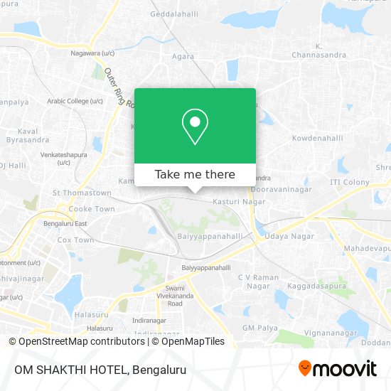 OM SHAKTHI HOTEL map