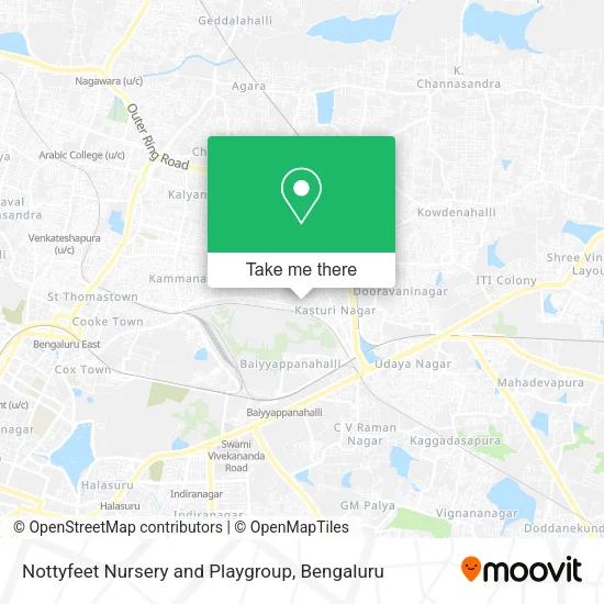 Nottyfeet Nursery and Playgroup map