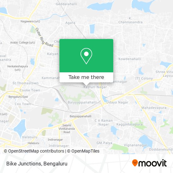 Bike Junctions map