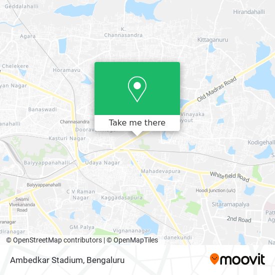 Ambedkar Stadium map