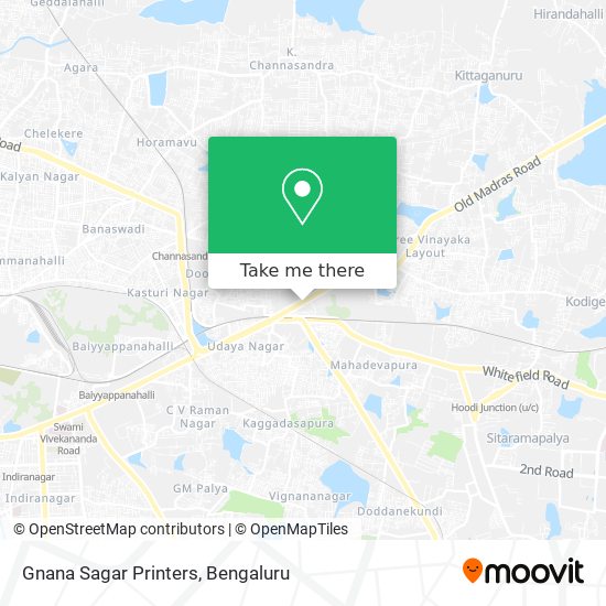 Gnana Sagar Printers map