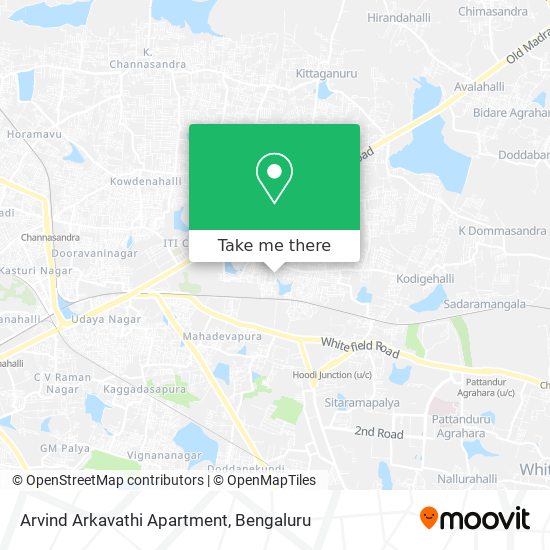 Arvind Arkavathi Apartment map