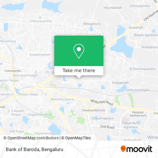 Bank of Baroda map