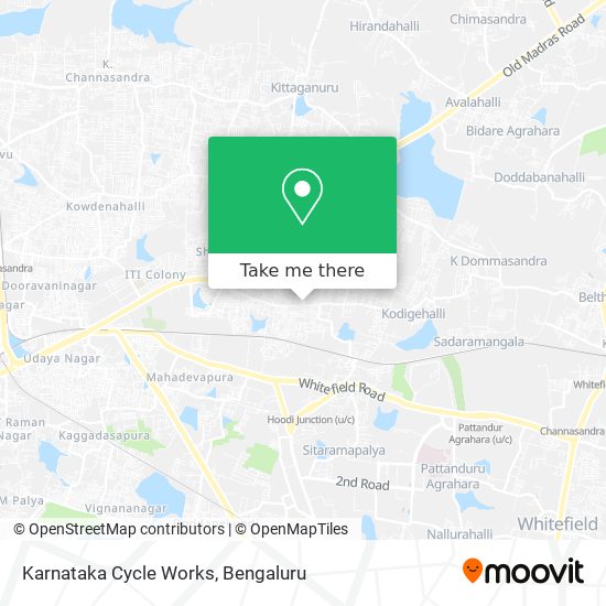 Karnataka Cycle Works map