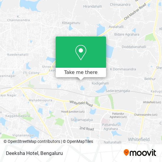 Deeksha Hotel map