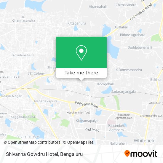 Shivanna Gowdru Hotel map