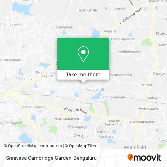 Srinivasa Cambridge Garden map