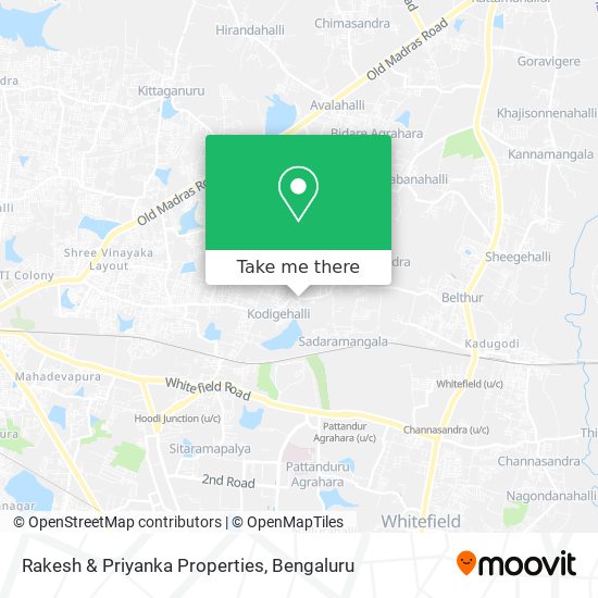 Rakesh & Priyanka Properties map