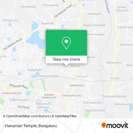 Hanuman Temple map