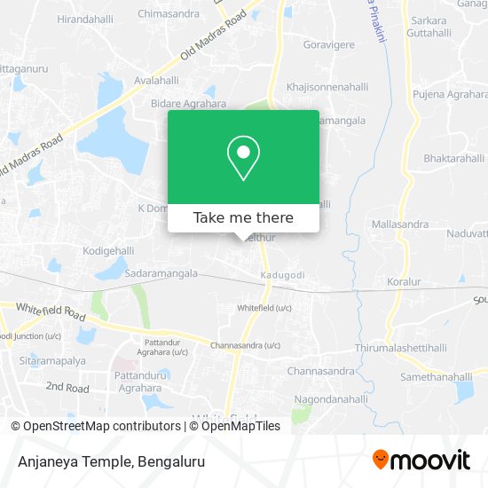 Anjaneya Temple map