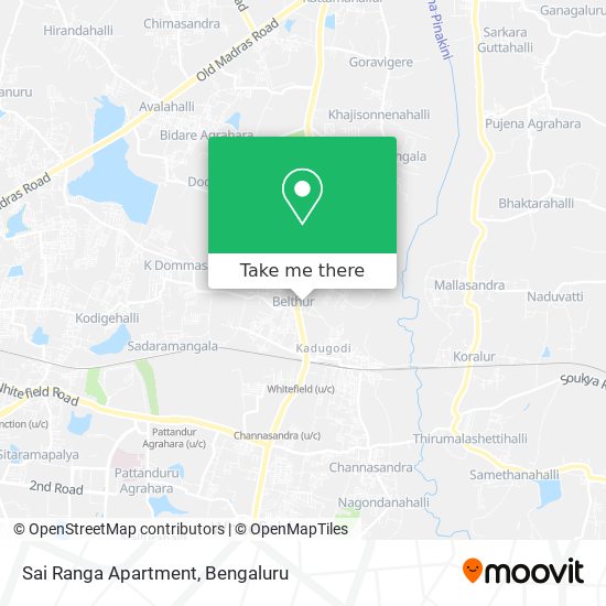 Sai Ranga Apartment map