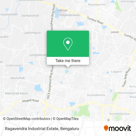 Ragavendra Industrial Estate map