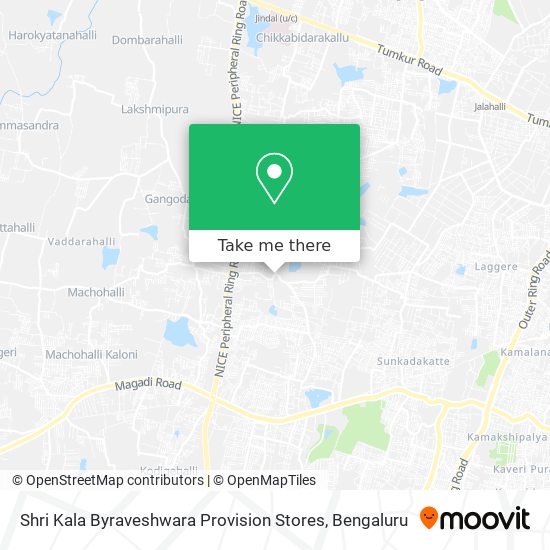 Shri Kala Byraveshwara Provision Stores map