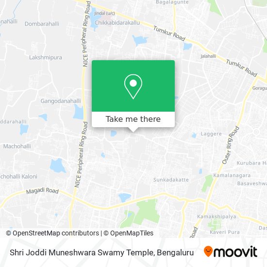 Shri Joddi Muneshwara Swamy Temple map