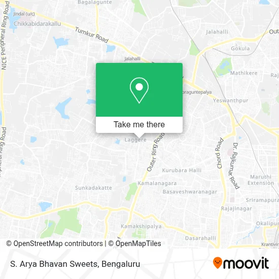 S. Arya Bhavan Sweets map