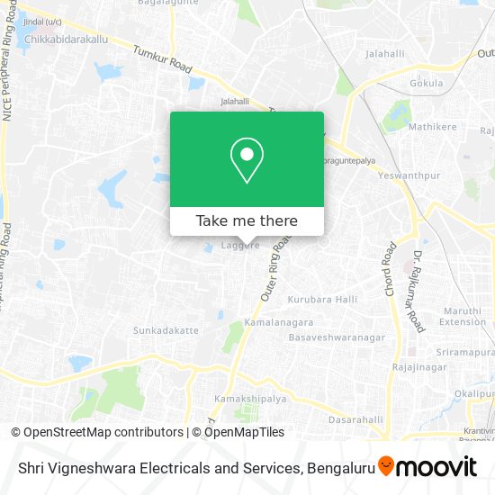 Shri Vigneshwara Electricals and Services map