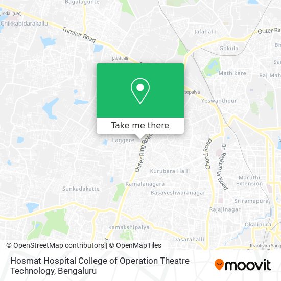 Hosmat Hospital College of Operation Theatre Technology map