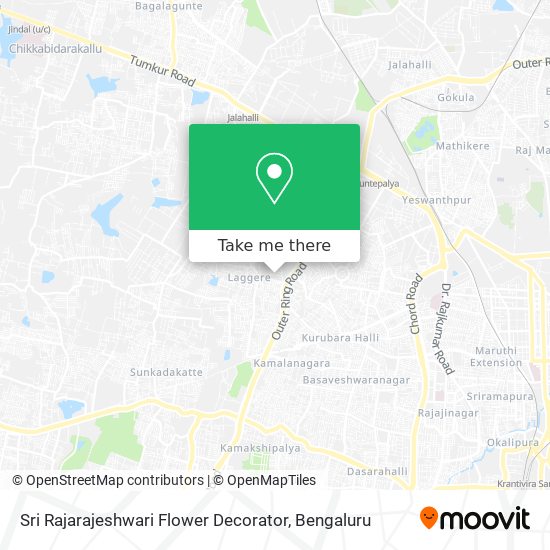 Sri Rajarajeshwari Flower Decorator map