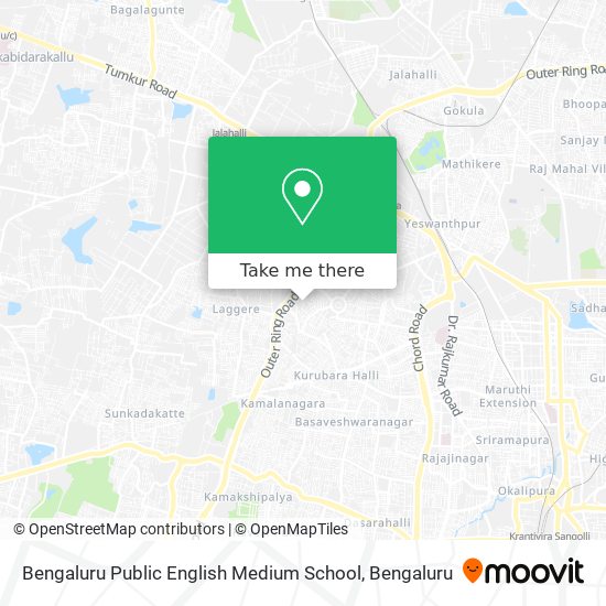 Bengaluru Public English Medium School map