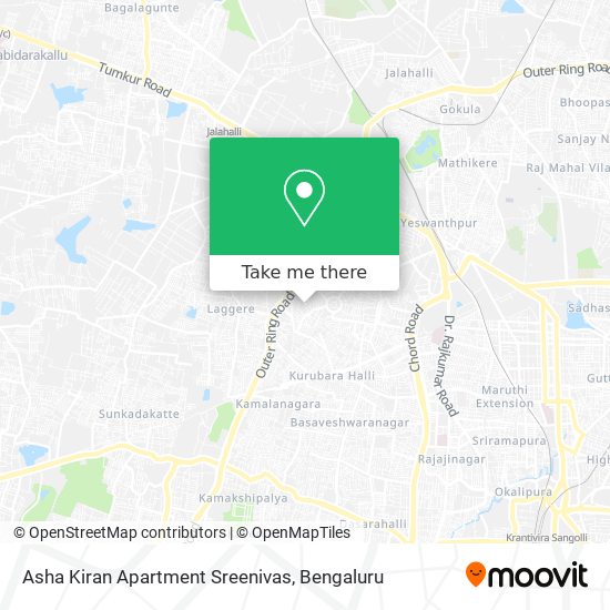 Asha Kiran Apartment Sreenivas map